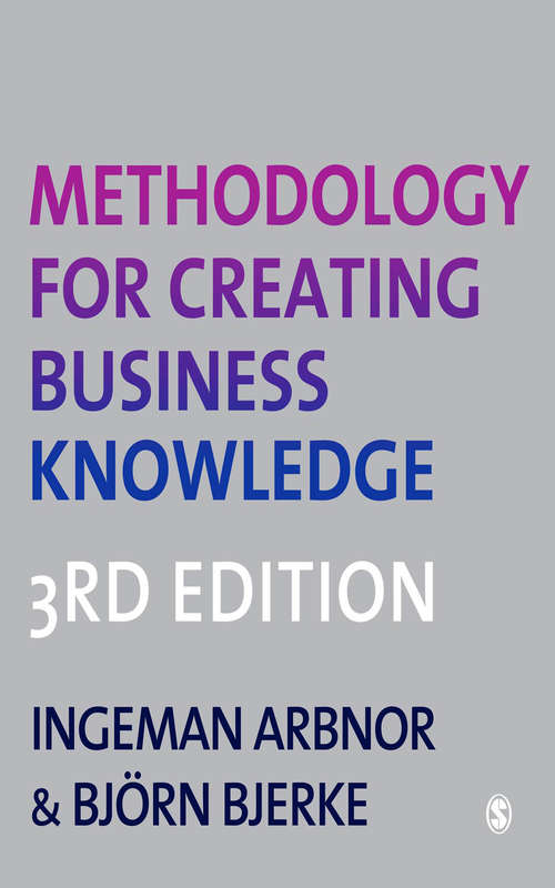 Book cover of Methodology for Creating Business Knowledge