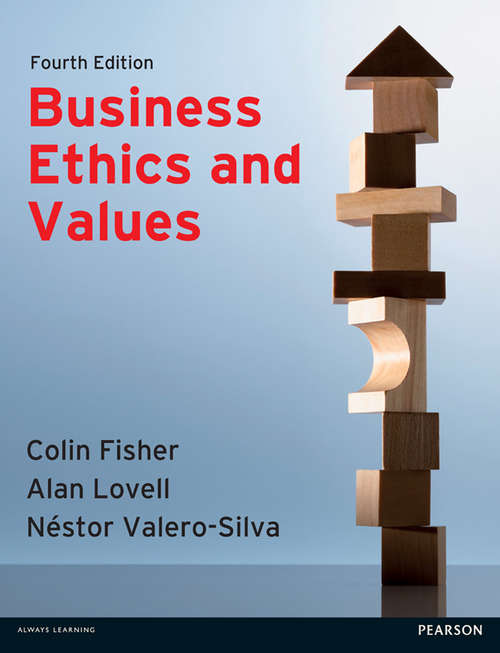 Book cover of Business Ethics and Values: Individual, Corporate And International Perspectives (PDF) (4)