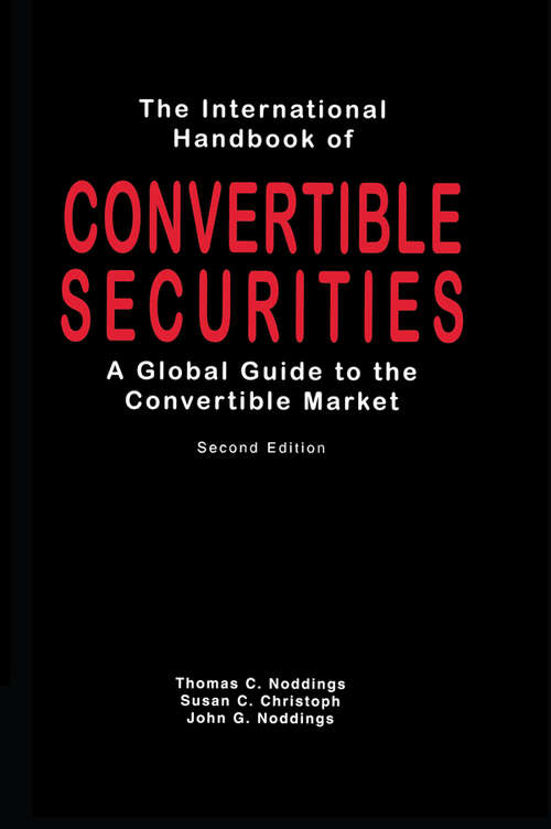 Book cover of International Handbook of Convertible Securities (2)