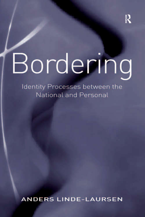 Book cover of Bordering: Identity Processes between the National and Personal