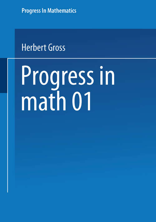 Book cover of Quadratic Forms in Infinite Dimensional Vector Spaces (1979) (Progress in Mathematics #1)