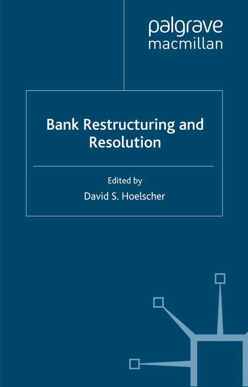 Book cover of Bank Restructuring and Resolution (2006) (Procyclicality of Financial Systems in Asia)
