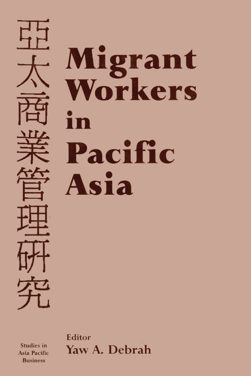 Book cover of Migrant Workers in Pacific Asia