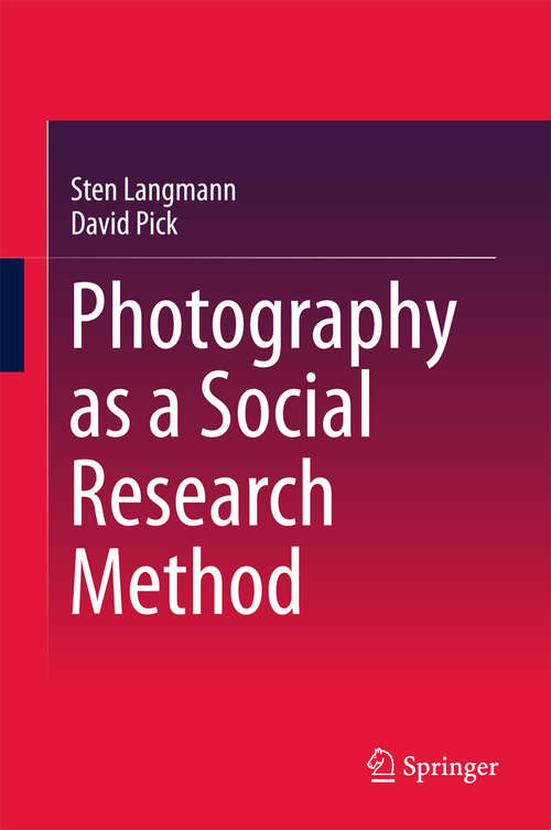 Book cover of Photography as a Social Research Method