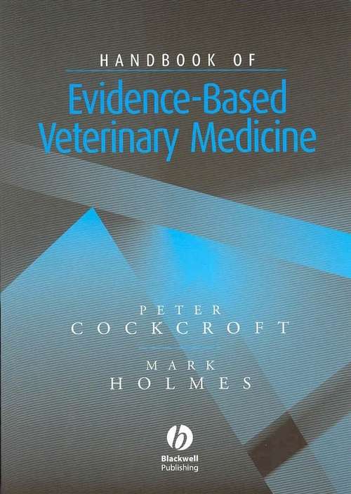 Book cover of Handbook of Evidence-Based Veterinary Medicine