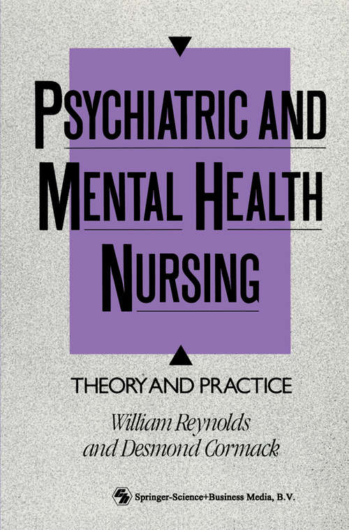 Book cover of Psychiatric and Mental Health Nursing: Theory and practice (1990)
