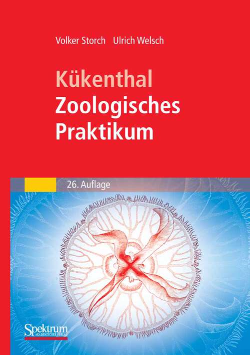 Book cover of Kükenthal - Zoologisches Praktikum (26. Aufl. 2009)