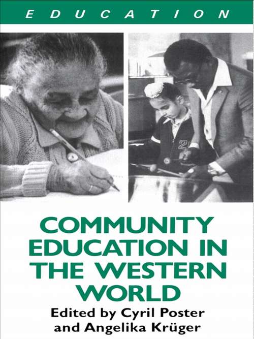 Book cover of Community Education and the Western World