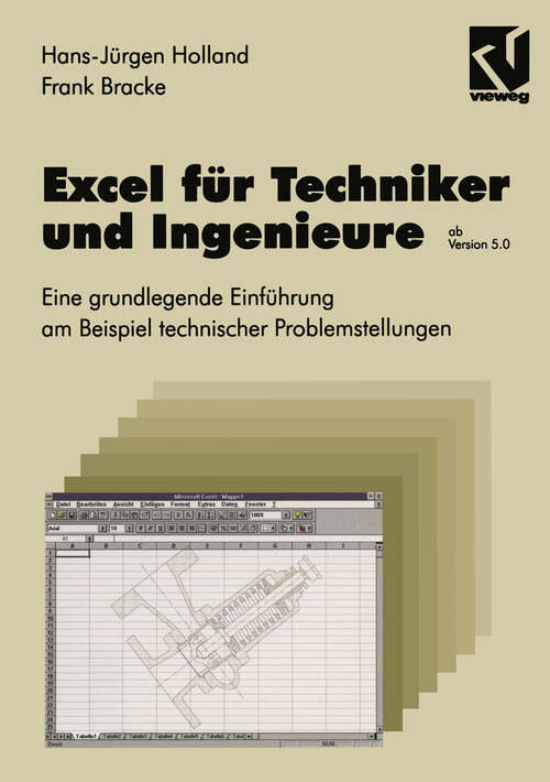 Book cover of Excel für Techniker und Ingenieure: Eine grundlegende Einführung am Beispiel technischer Problemstellungen (1994)