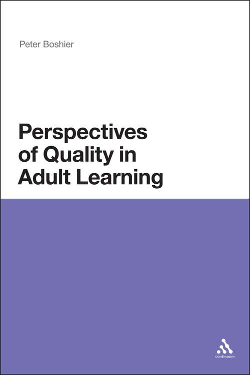 Book cover of Perspectives of Quality in Adult Learning