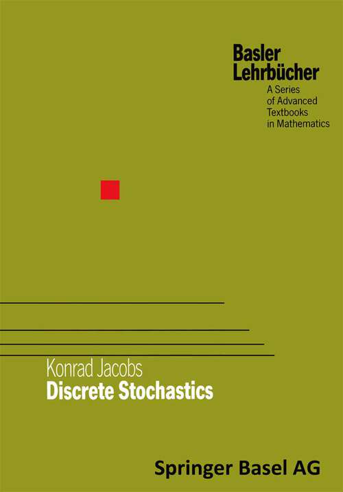 Book cover of Discrete Stochastics (1992)