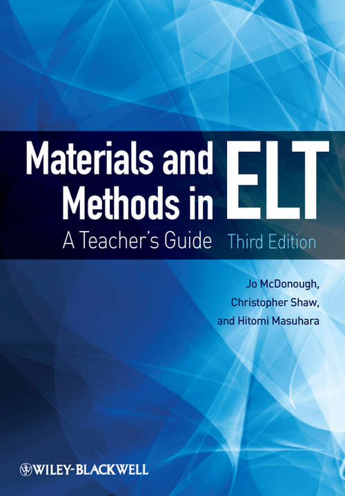Book cover of Materials and Methods in ELT: A Teacher's Guide (3) (Applied Language Studies #1)