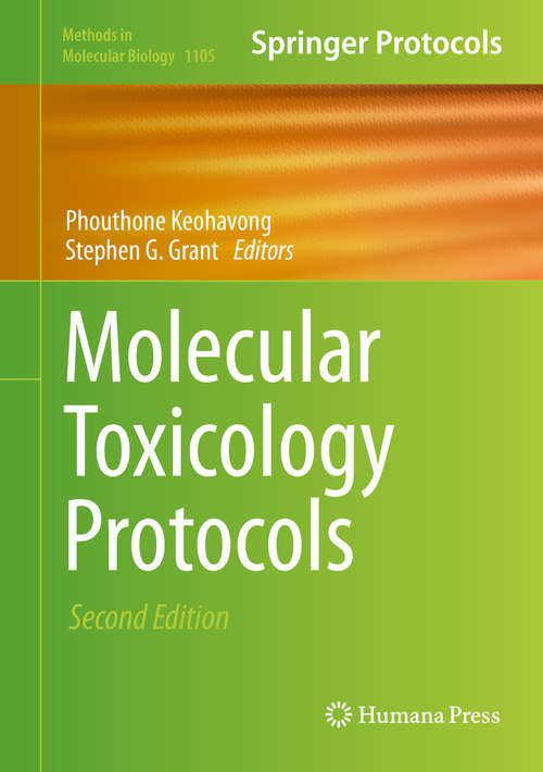 Book cover of Molecular Toxicology Protocols (2nd ed. 2014) (Methods in Molecular Biology #1105)