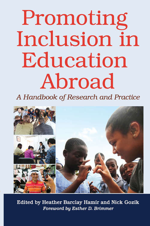 Book cover of Promoting Inclusion in Education Abroad: A Handbook of Research and Practice