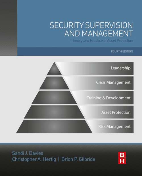 Book cover of Security Supervision and Management: Theory and Practice of Asset Protection (4)