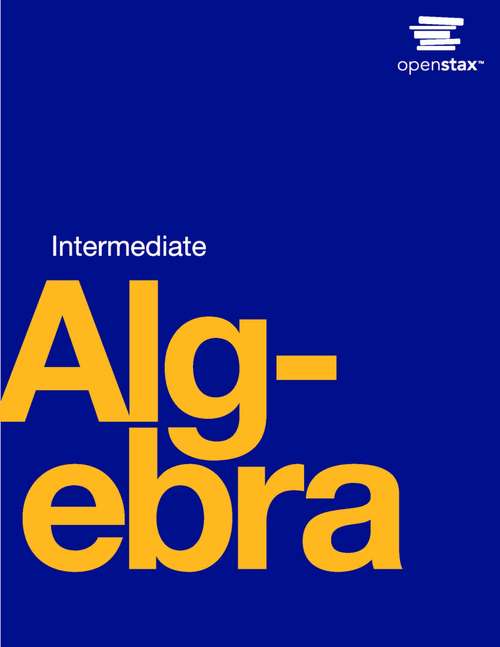 Book cover of Intermediate Algebra
