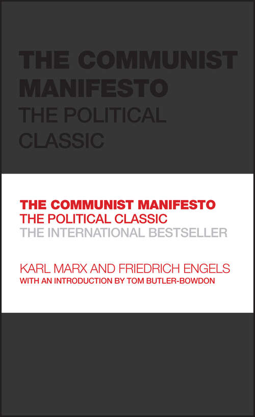 Book cover of The Communist Manifesto: The Political Classic (Capstone Classics)