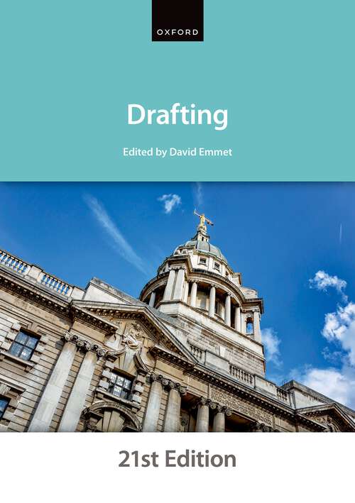 Book cover of Drafting (Bar Manuals)