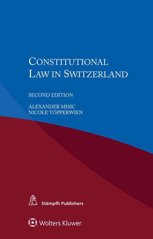 Book cover of Constitutional Law in Switzerland (2)