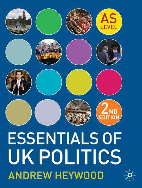 Book cover of Essentials of UK Politics (PDF)
