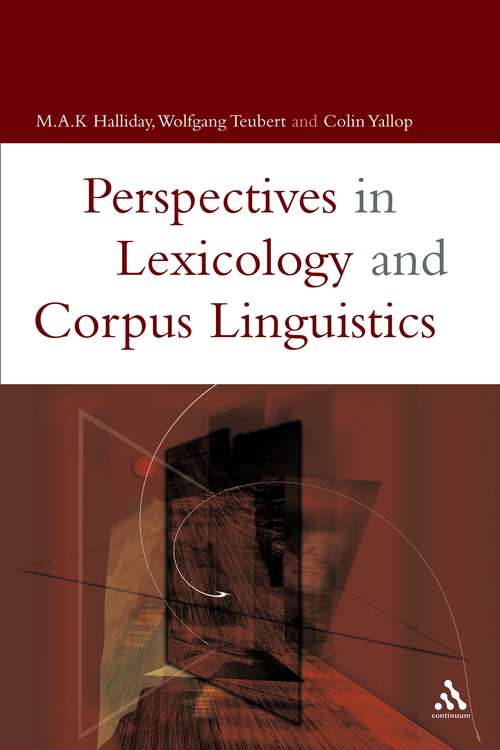 Book cover of Lexicology and Corpus Linguistics (Open Linguistics)