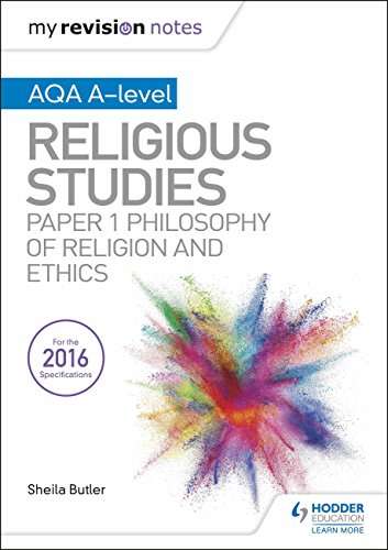 Book cover of My Revision Notes AQA A-level Religious Studies: Paper 1 Philosophy R And E Epub