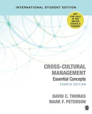 Book cover of Cross-cultural Management: Essential Concepts (Fourth Edition) (PDF)