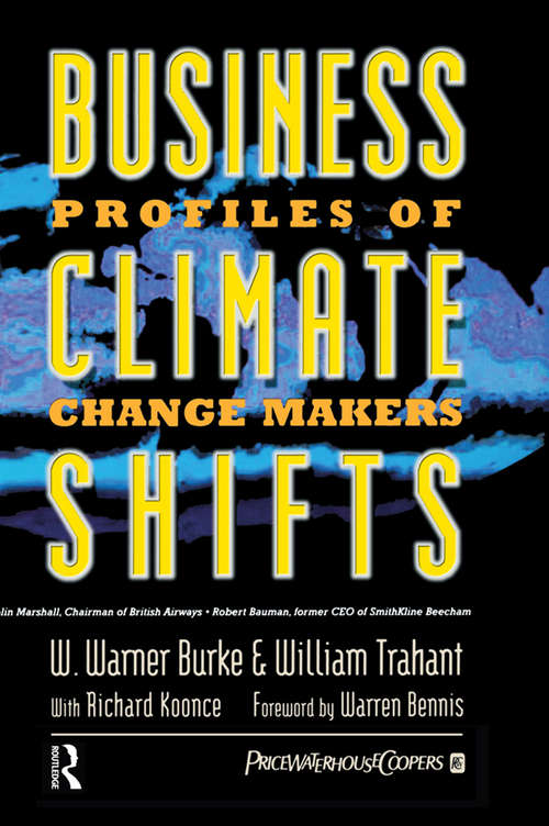 Book cover of Business Climate Shifts: Profiles Of Change Makers