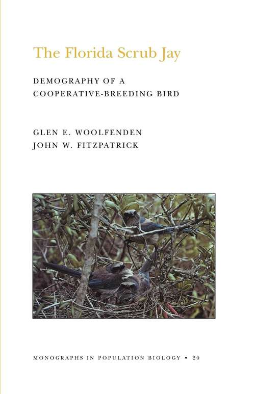 Book cover of The Florida Scrub Jay (MPB-20), Volume 20: Demography of a Cooperative-Breeding Bird. (MPB-20)