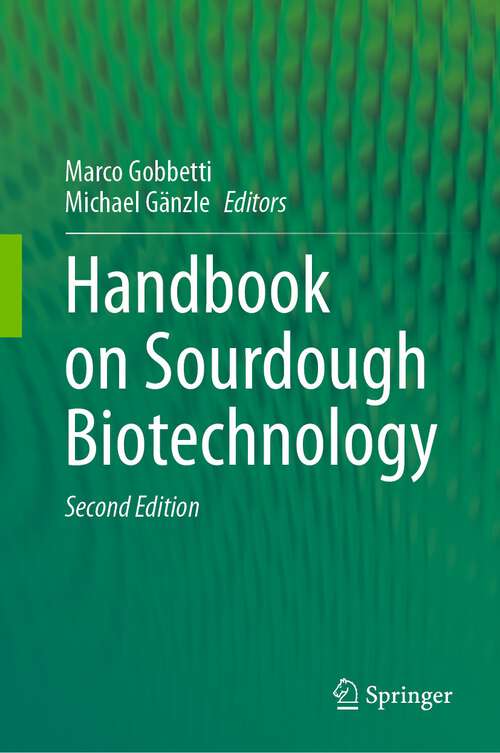 Book cover of Handbook on Sourdough Biotechnology (2nd ed. 2023)