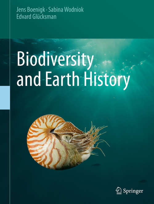Book cover of Biodiversity and Earth History (2015)