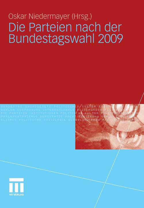 Book cover of Die Parteien nach der Bundestagswahl 2009 (2011)