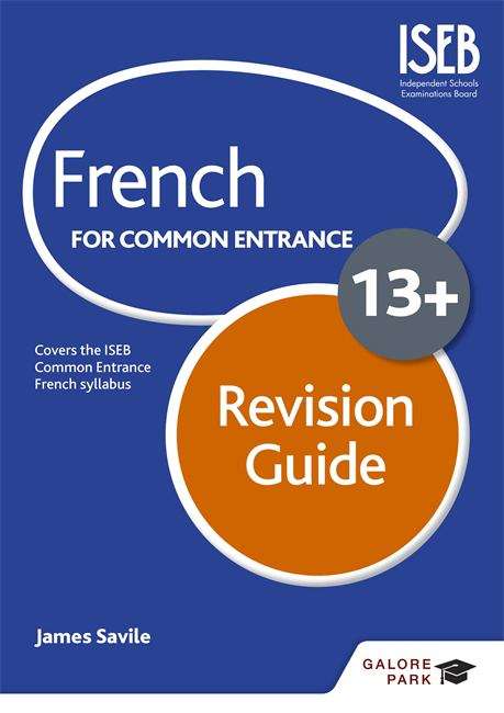 Book cover of French for Common Entrance 13+ Revision Guide (PDF)