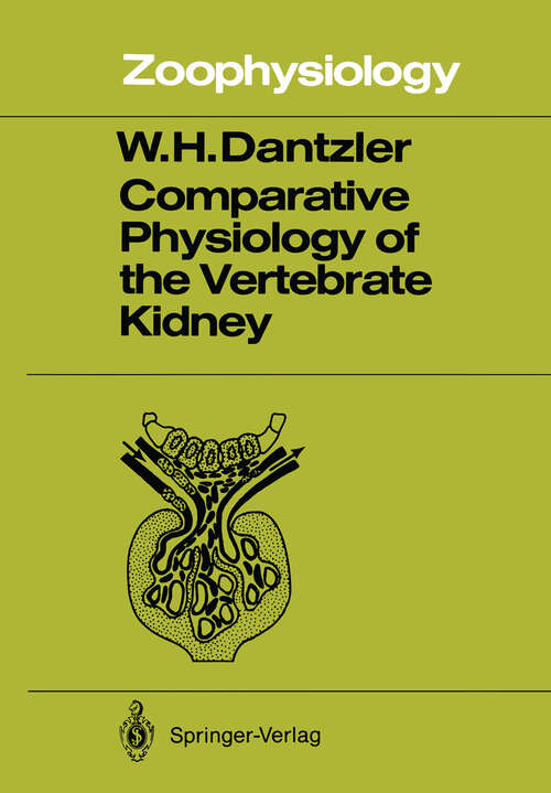 Book cover of Comparative Physiology of the Vertebrate Kidney (1989) (Zoophysiology #22)