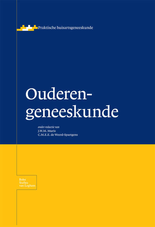 Book cover of Ouderengeneeskunde (2012)