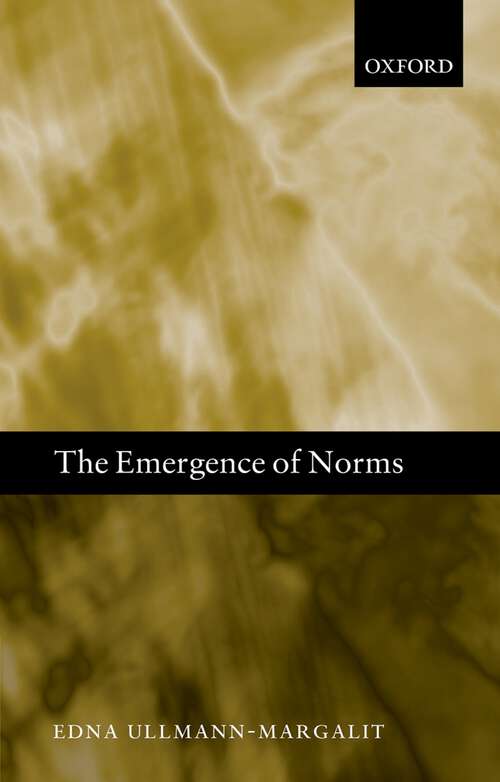 Book cover of The Emergence of Norms (Clarendon Library of Logic and Philosophy)