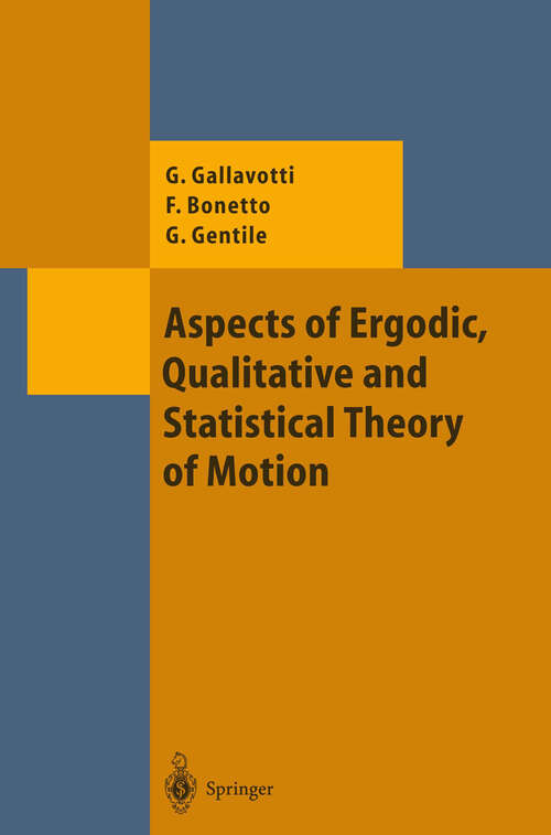 Book cover of Aspects of Ergodic, Qualitative and Statistical Theory of Motion (2004) (Theoretical and Mathematical Physics)