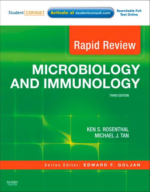 Book cover of Rapid Review Microbiology and Immunology E-Book: Rapid Review Microbiology and Immunology E-Book (3) (Rapid Review)