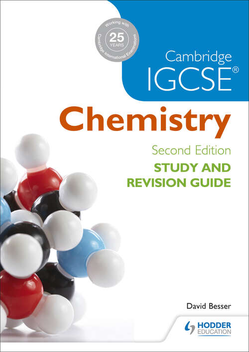 Book cover of Cambridge IGCSE Chemistry Study and Revision Guide (2)