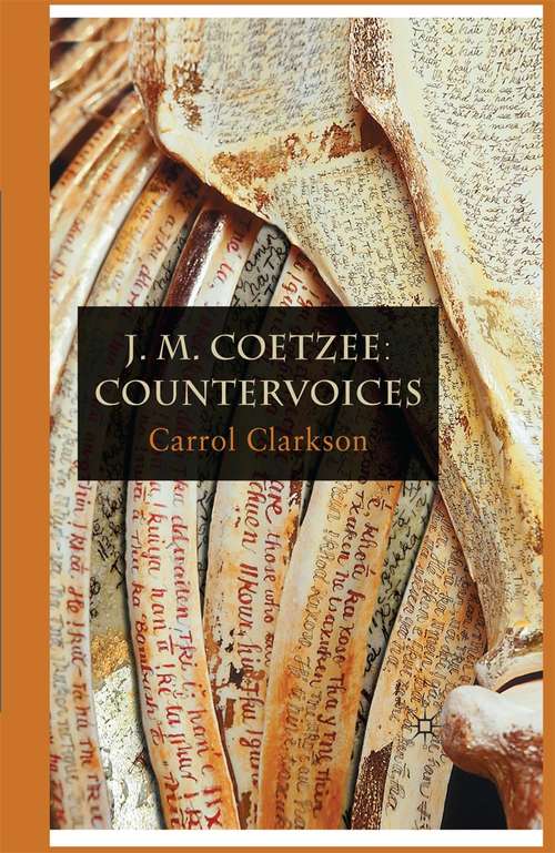 Book cover of J. M. Coetzee: Countervoices (2009)