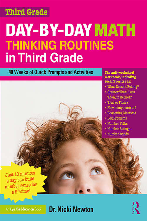 Book cover of Day-by-Day Math Thinking Routines in Third Grade: 40 Weeks of Quick Prompts and Activities