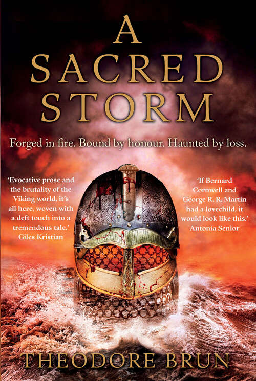 Book cover of A Sacred Storm: Where history meets fantasy, for fans of Bernard Cornwall and George RR Martin (Main) (The Wanderer Chronicles #2)