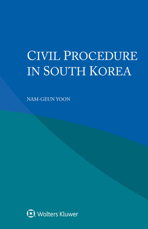 Book cover of Civil Procedure in South Korea