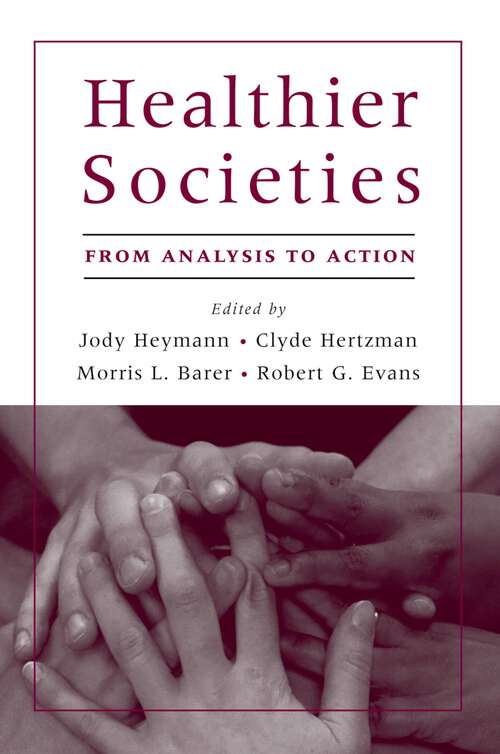 Book cover of Healthier Societies: From Analysis to Action