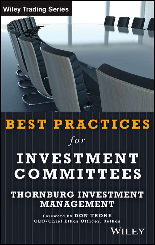 Book cover of Best Practices for Investment Committees (Wiley Trading #78)