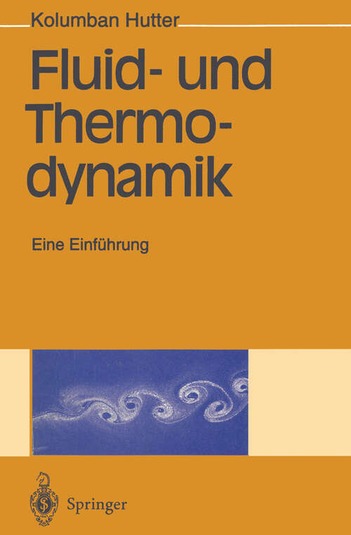 Book cover of Fluid- und Thermodynamik: Eine Einführung (1995)