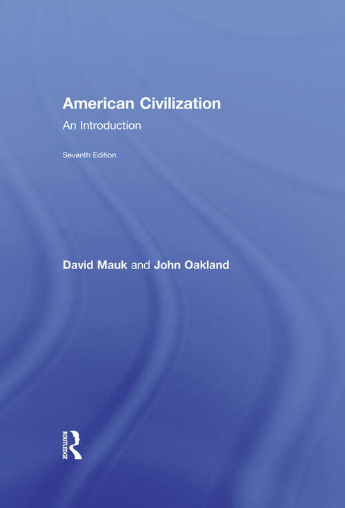 Book cover of American Civilization: An Introduction (5)