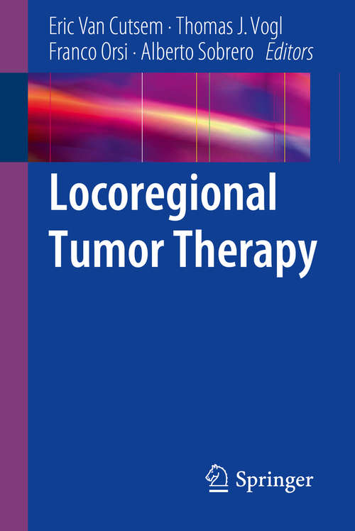 Book cover of Locoregional Tumor Therapy (2015)