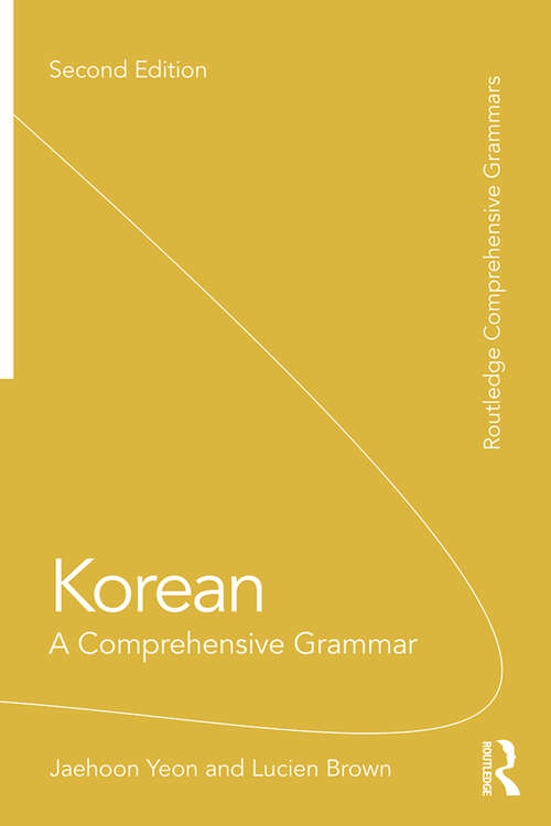 Book cover of Korean: A Comprehensive Grammar (2) (ISSN)