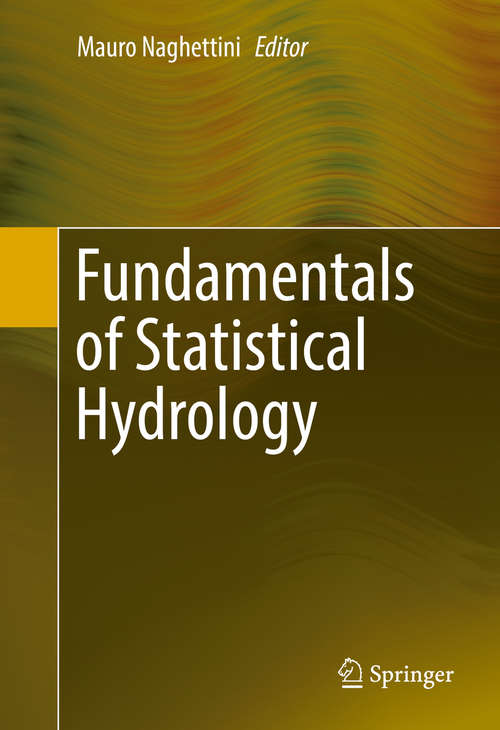 Book cover of Fundamentals of Statistical Hydrology